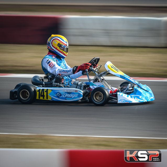 Ben Hanley avec Drago Corse à la Winter Cup