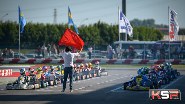 Tight battle in the KZ heats between Ardigo Fore and Hajek