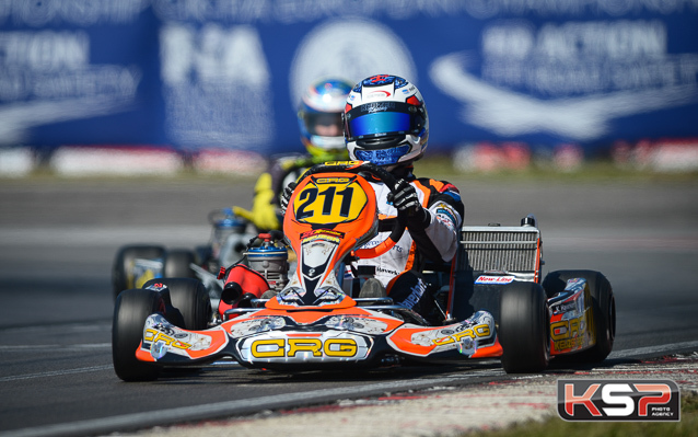 Pole position de Kas Haverkort en OK-Junior à Sarno