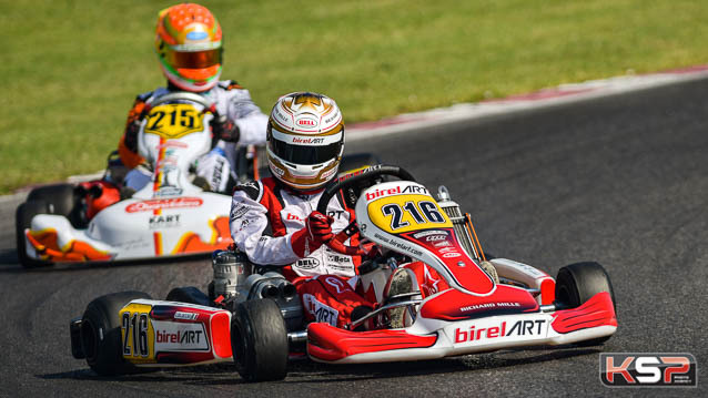 WSK Open Cup Lonato : Coluccio OK en Préfinale