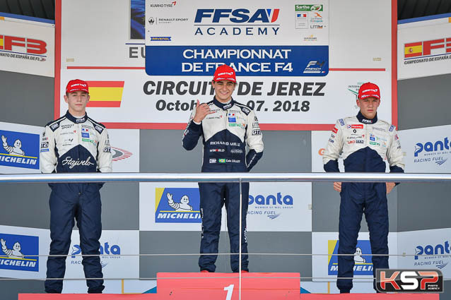 Le titre de Champion de France F4 FIA pour le Volant Winfield, Caio Collet