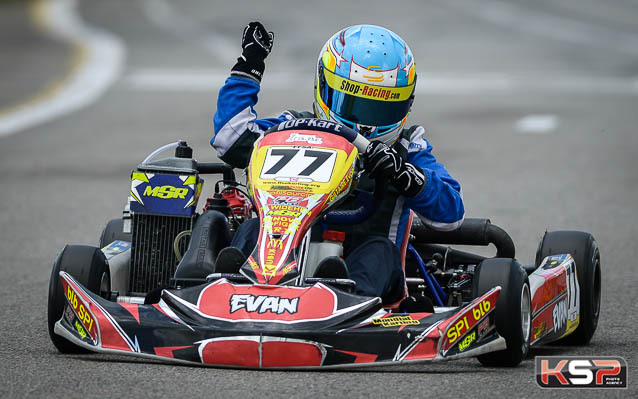 Giltaire magistral en Cadet, Léger Champion Handikart