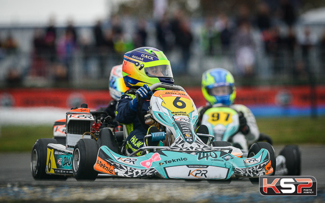 Challenge Rotax Essay: Hadjar remporte la préfinale Cadet sous la pluie