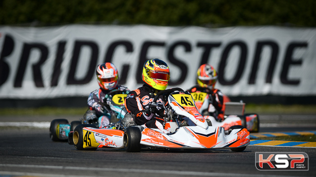 Sodi double with Abbasse and Lammers in the KZ2 Prefinals at Castelletto