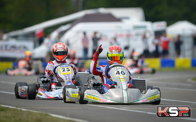 Jamin, vainqueur de la Coupe de France KZ2 au Mans