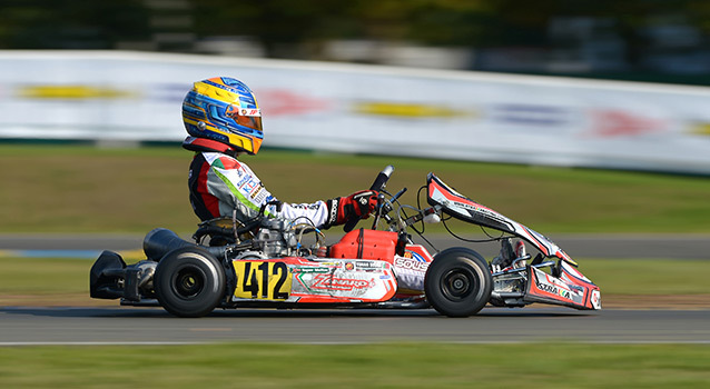 Yohan Sousa sur le podium de la finale internationale Iame