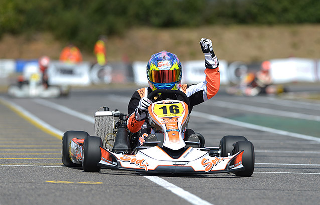 Finale Rotax Max Evo: Sarrazin au-dessus de la mêlée