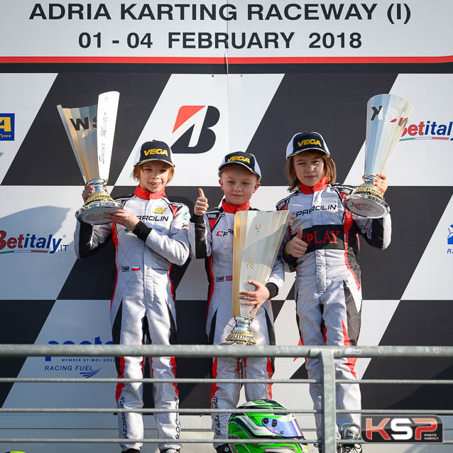 Top 3 in 60 Mini at Adria for Parolin