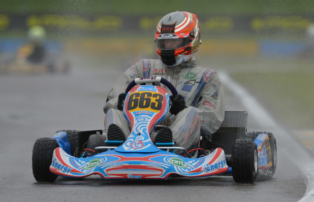 Rotax Euro Castelletto: des manches difficiles à franchir sous la pluie