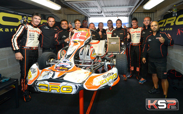 CRG en pole des qualifications aux 24Heures Karting du Mans 2016