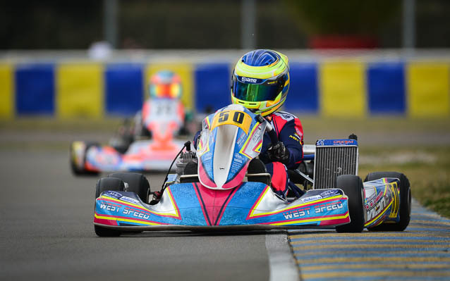 IAME Junior : Victorsson en pole devant Bernier