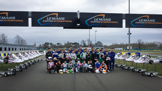 Championnat de France FFSA Junior Karting : premier stage réussi au Mans