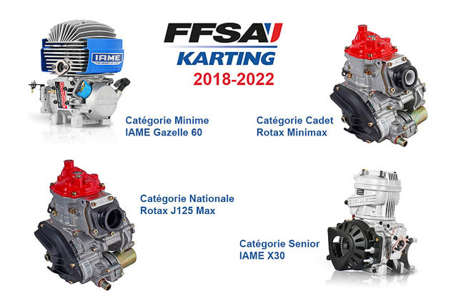 Motorisations FFSA Karting 2018-2022