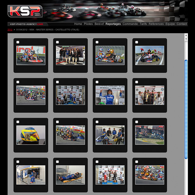 WSK Master Series, Castelletto : A reportagem no site KSP