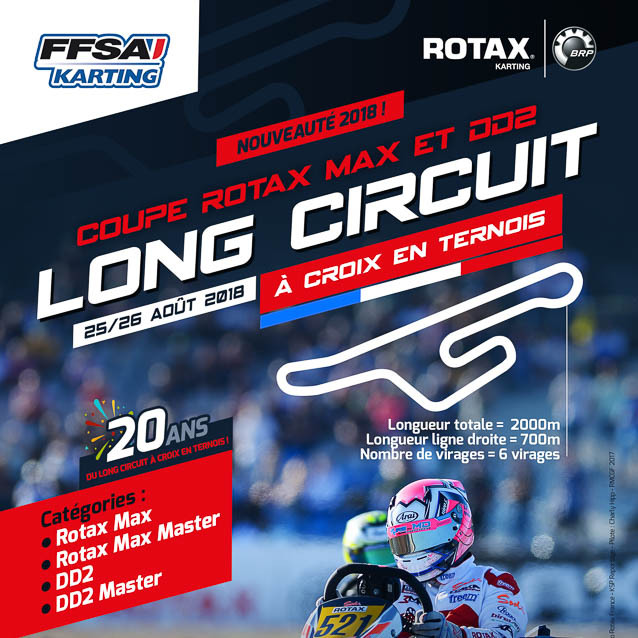 Coupe ROTAX Long Circuit – Croix en Ternois, 25 & 26 Août 2018