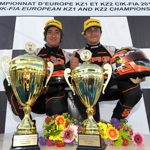 Predominio e conquista del titolo europeo KZ2 per CRG