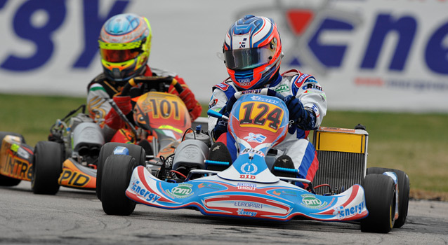 Lammers, vainqueur en KZ1, De Conto en KZ2