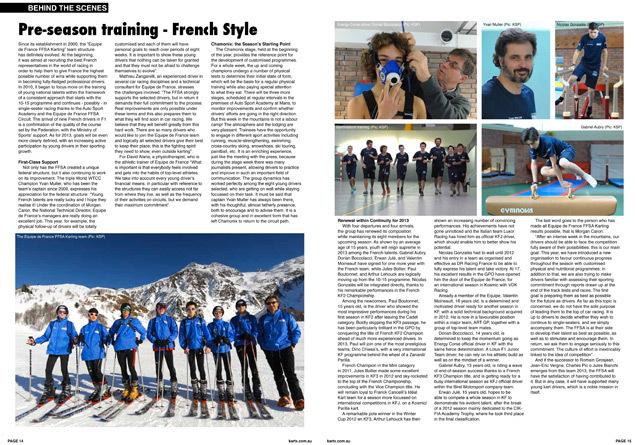 On parle de l’Equipe de France Karting jusqu’en Australie !