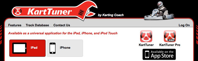 Kart Tuner, une apllication Iphone-Ipad pour améliorer ses performances