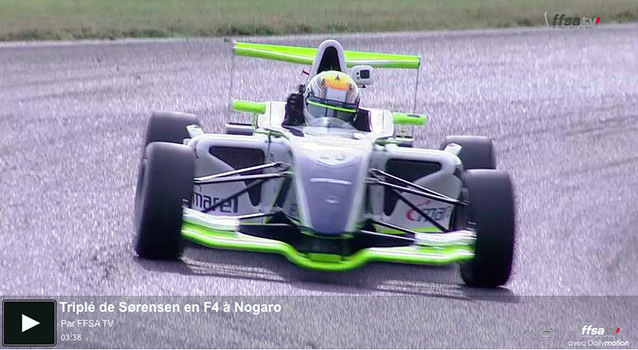 Triplé de Sørensen en F4 à Nogaro