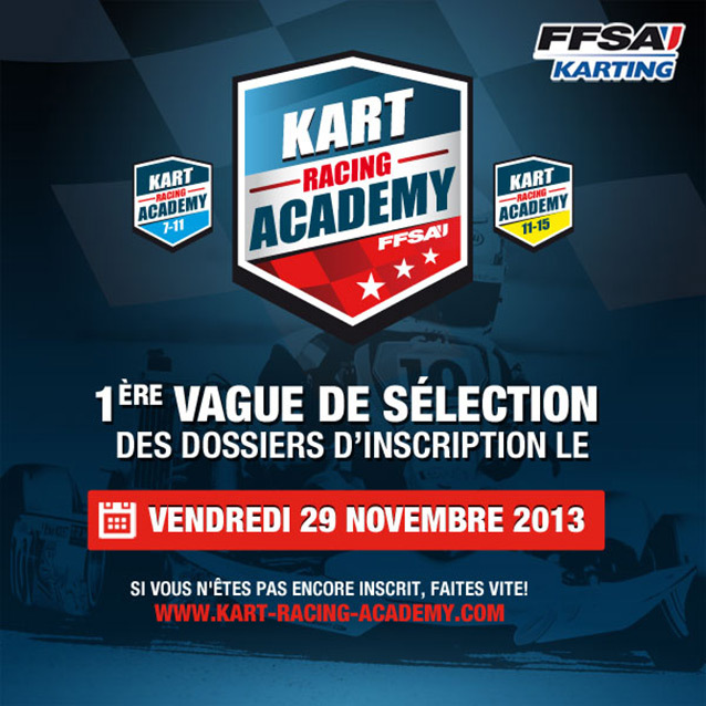 Kart Racing Academy : Dossier d’inscription