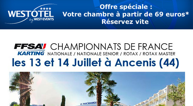 Ancenis 2013: offre spéciale Westhotel