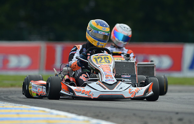 Formidable pole position de Nicolas Gonzales en KZ2