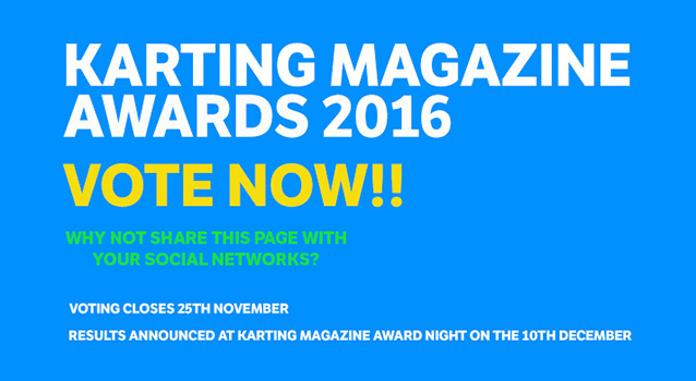 Votez pour les Karting Magazine Awards 2016 !