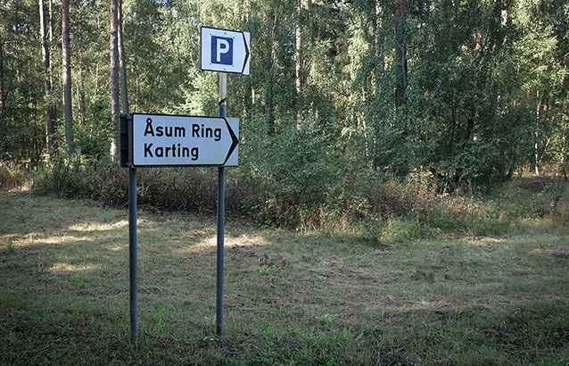 Pour arriver au circut de Kristianstad, suivez bien les panneaux