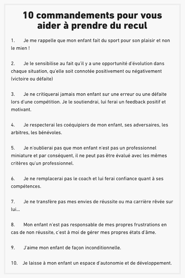 L’Equipe s’attarde sur le rôle des parents de sportifs