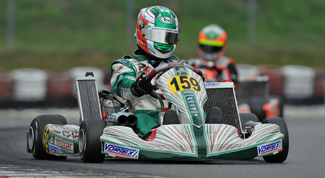 Lombardo, leader après les manches KZ2