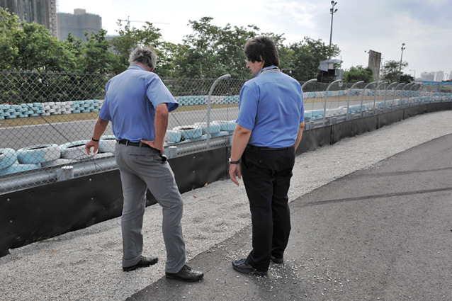 Track at Macao under surveillance