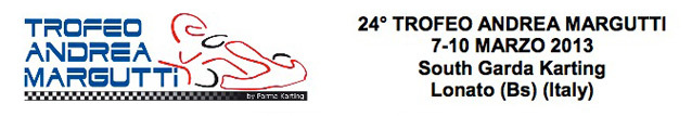 Trofeo Margutti 2013: les horaires