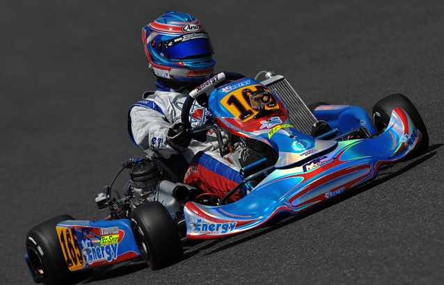 Gaillard sets fastest lap of KZ2