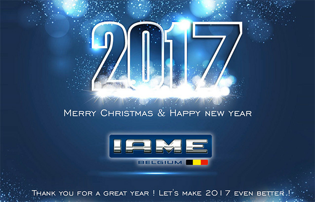 IAME Belgium: Merry Christmas & Happy New Year