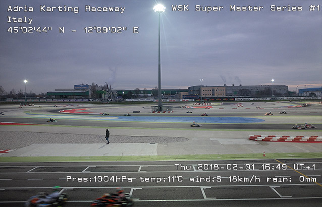 WSK Super Masters Adria Weather