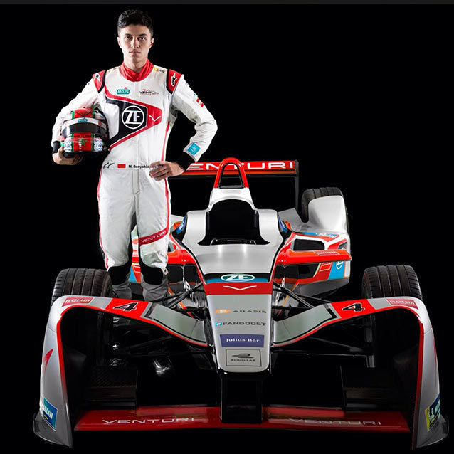 Michael Benyaha en Formula E à Marrakech