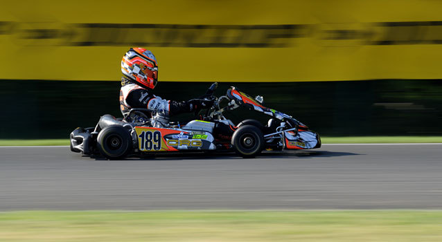 The position after the KZ2 heats on Saturday