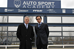 Max Mosley visits Auto Sport Academy