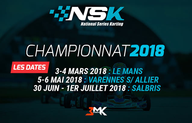 Le calendrier 2018 du Championnat NSK dévoilé !