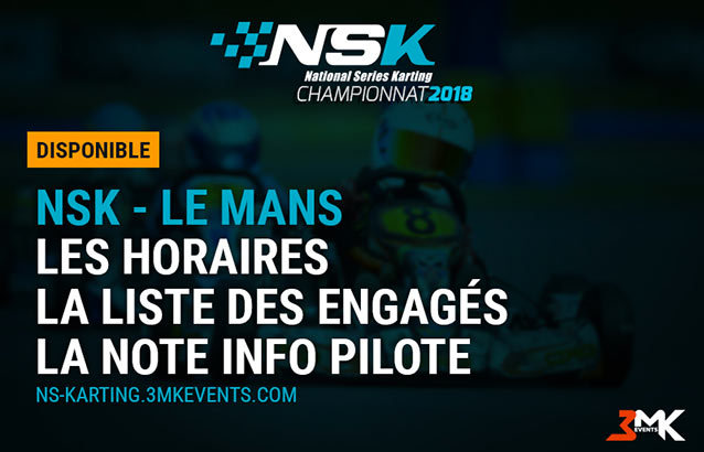 NSK 2018: tout sur la première au Mans !