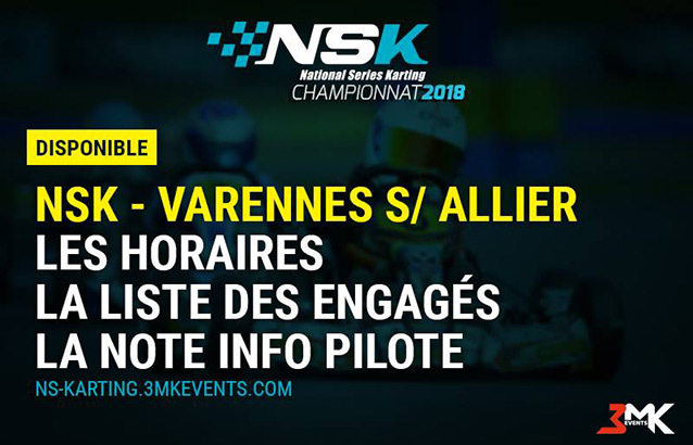 NSK Varennes 2018 : les infos