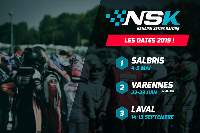 Le calendrier 2019 du Championnat NSK enfin dévoilé !