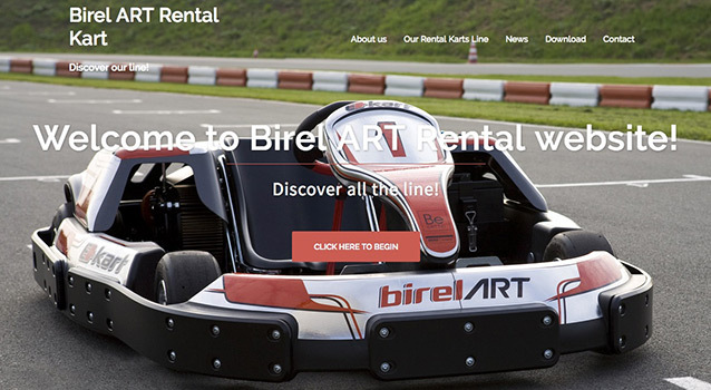 Le site officiel Birel ART Rental est en ligne