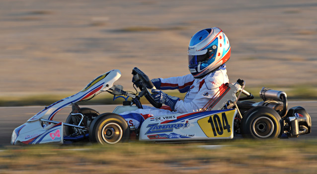 De Vries remporte la WSK en KF3