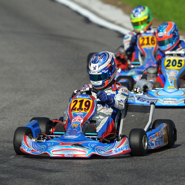 Olsen takes command in the KF2 heats