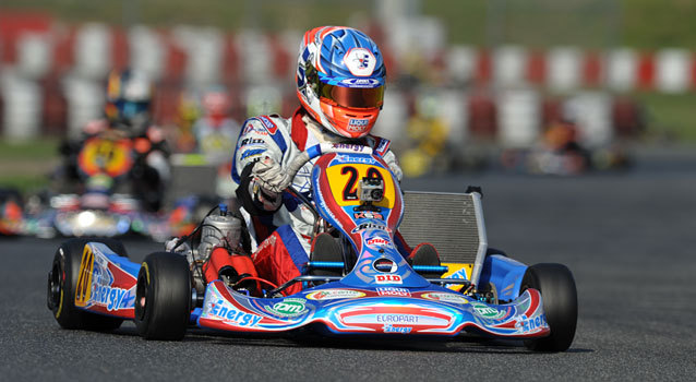 De Conto leads KZ1 on Saturday