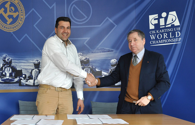 Contracts signed between the FIA and Parolin