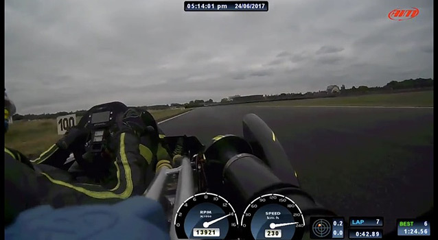 Vidéo embarquée Superkart – Peter Elkmann – Nogaro