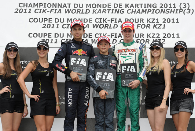 Albon and De Vries share in KF1